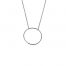 collar circulo plata