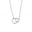 collar circulos plata