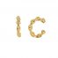 ear cuff rizado dorado de cocobiyu