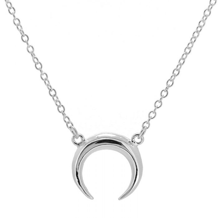 collar cuerno en plata cocobiyu