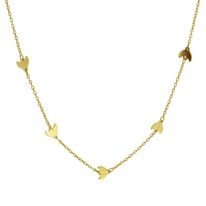 collar lunas oro de cocobiyu