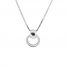 cadena dos aros plata