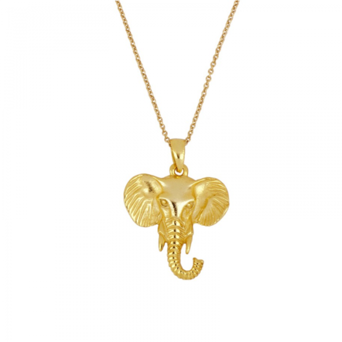 collar colgante elefante